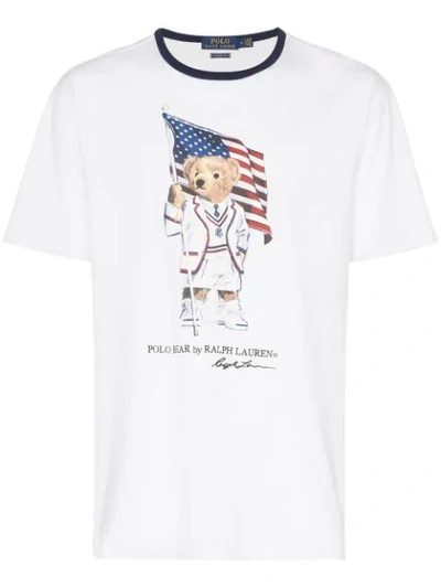 Polo Ralph Lauren Men's Big & Tall Classic-fit Polo Bear T-shirt In 001