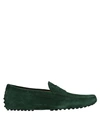 Tod's Loafers In Green