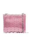 Rabanne Hawaii 1969 Sequin Clutch Bag In Pink