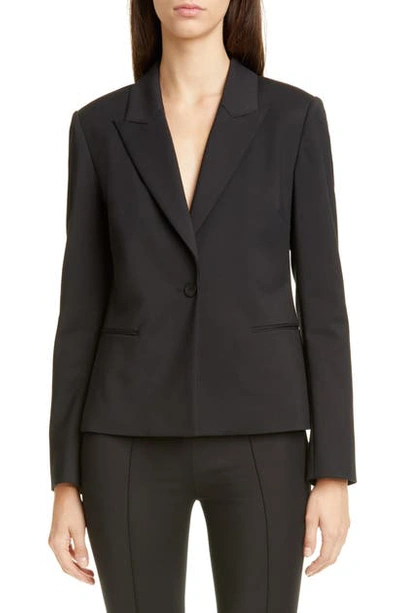 Partow Addison Compact Cotton Jacket In Black