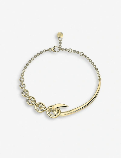 Shaun Leane Hook Chain Yellow Gold-plated Vermeil Silver Bracelet In Yellow Gold Vermeil