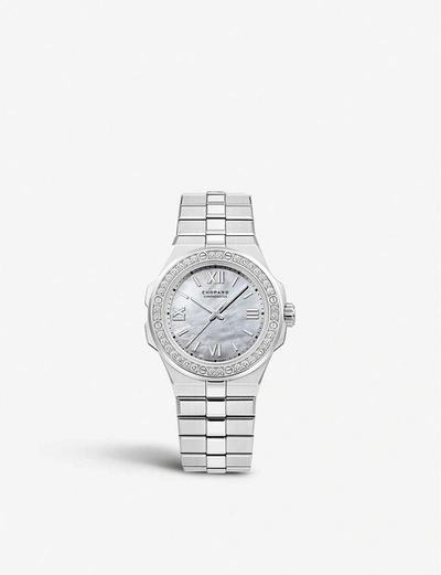 Chopard 298601-3002 Alpine Eagle Automatic Lucent Steel A223 And Diamond Watch In S Steel/white