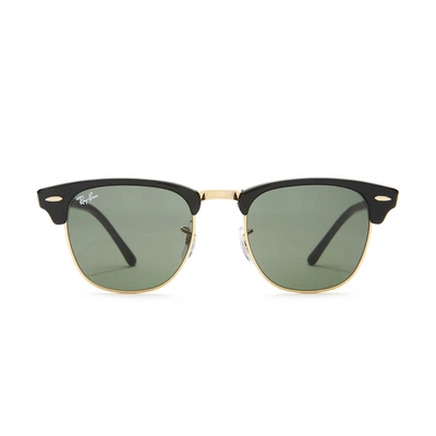 Ray Ban Classic Clubmaster Sunglasses In Black