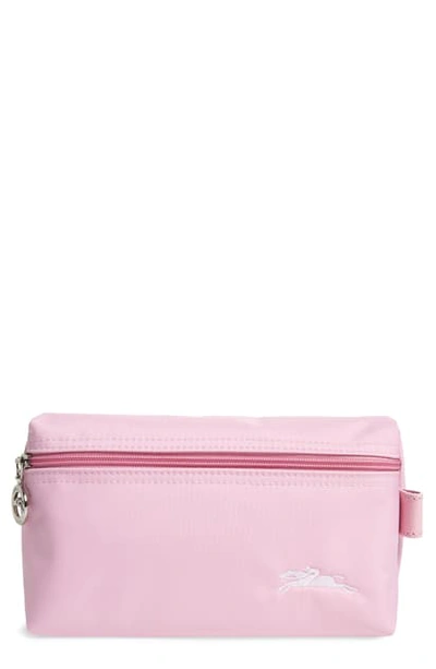 Longchamp Le Pliage Club Medium Cosmetics Case In Pink