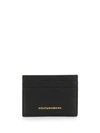 Dolce & Gabbana Logo Cardholder In Black