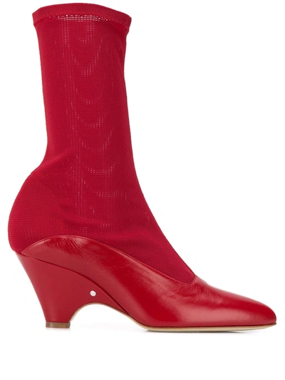 Laurence Dacade Anika Vintage Ankle Boots In Red