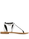 P.a.r.o.s.h T-bar Sandals In White