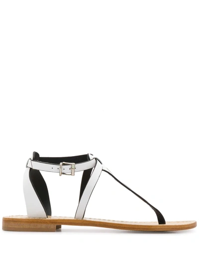 P.a.r.o.s.h T-bar Sandals In White