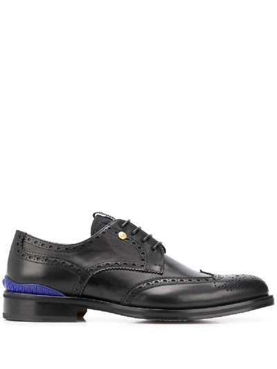 Versace Lace-up Shoes In Black