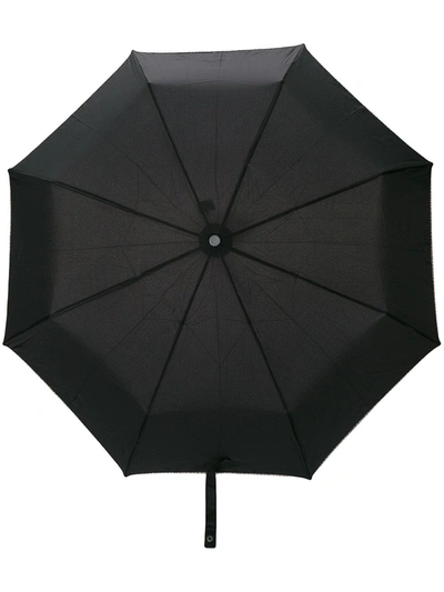 Paul Smith Stripe Border Umbrella In Black