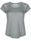 Isabel Marant Étoile Anette Scoop Neck T-shirt In Grey
