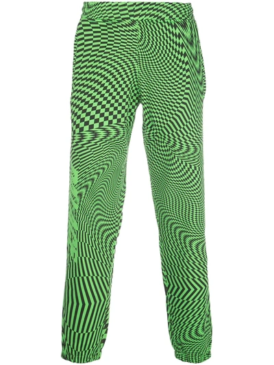 Palace Graphic Print Trousers In Green