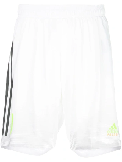 Palace Logo Print Shorts In White