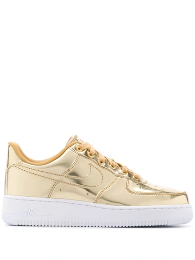Nike Air Force 1 Sp Trainers In Gold