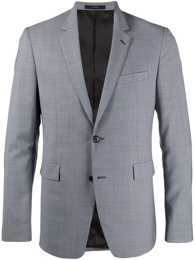 Paul Smith Houndstooth Check Blazer In Blue
