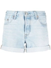 Levi's High-rise Denim Shorts In Blue