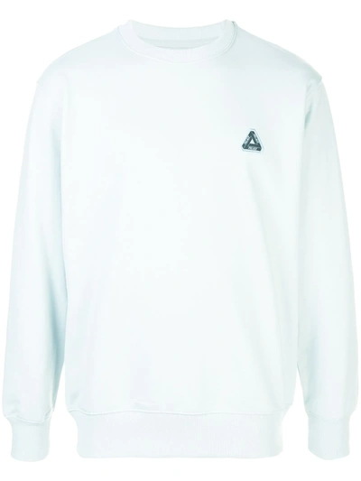 Palace Sofar Crew Sweatshirt In Blue