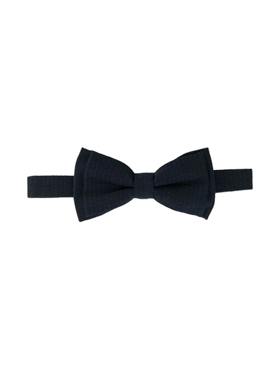 Fay Kids' Striped Bow Tie In Blue