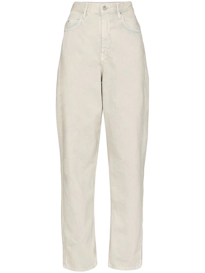 Isabel Marant Étoile Boyfriend Jeans In White