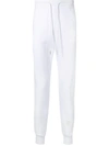 Thom Browne Signature Stripe Track Trousers In White