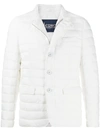 Herno Quilted Padded Jacket In White