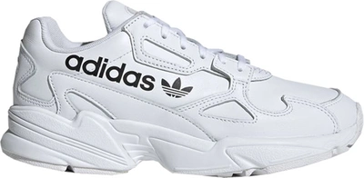 Pre-owned Adidas Originals  Falcon Big Logo White (w) In Cloud White/cloud White/core Black