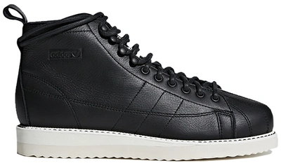 Pre-owned Adidas Originals Adidas Superstar Boot Core Black (women's) In Core Black/core Black/off White