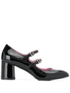 Carel Alice 65mm Buckled Pumps In Black