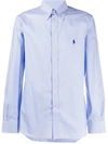 Polo Ralph Lauren Button-down Collar Shirt In Blue