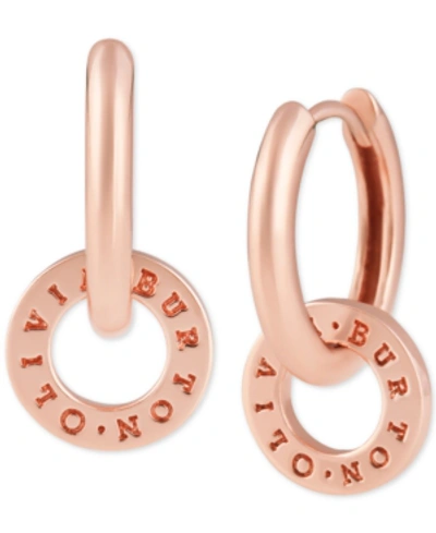 Olivia Burton The Classics Huggie Hoop Earrings In Rose Gold