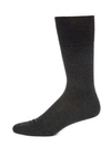 Falke Men's No. 6 Finest Merino & Silk Socks In Charcoal