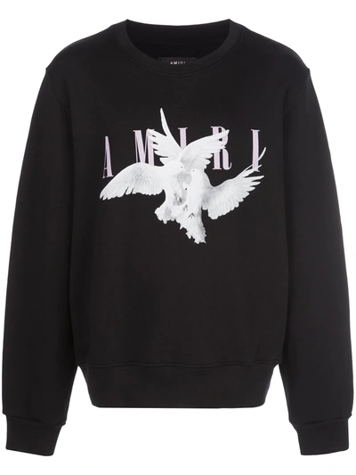 Amiri Black Doves Sweatshirt