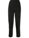 Etro Pleated Straight-leg Denim Pants In Nero