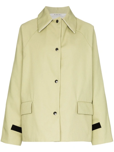 Kassl Editions Button-up Long-sleeve Jacket In Green