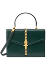 Gucci Sylvie 1969 Small Top Handle Bag In Green