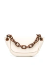 Simon Miller Bend Leather Shoulder Bag In Neutrals