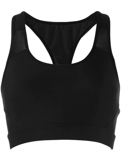 The Upside Anna Stretch-jersey Sports Bra In Black