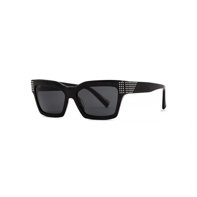 Alain Mikli Arlette Grey Geometric Ladies Sunglasses 0a05052b 001 8757 In Black,grey