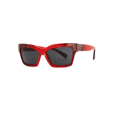 Alain Mikli Arlette Red Square-frame Sunglasses