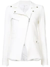 Veronica Beard Scuba Hadley Jacket With Grey Dickey In White