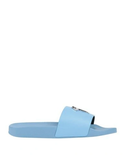 Giuseppe Zanotti Sandals In Azure