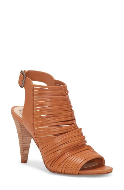 Vince Camuto Adeenta Dress Sandals Women's Shoes In Warm Brick Leather