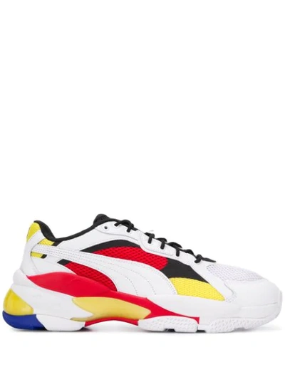 Puma Lqd Cell Epsilo Sneakers In White Synthetic Fibers In Multicolour