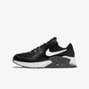 Nike Big Kids Air Max Excee Running Sneakers From Finish Line In Black/white/dark Grey