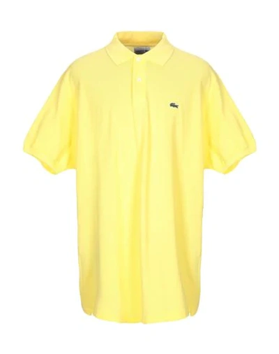 Lacoste Polo Shirt In Light Yellow