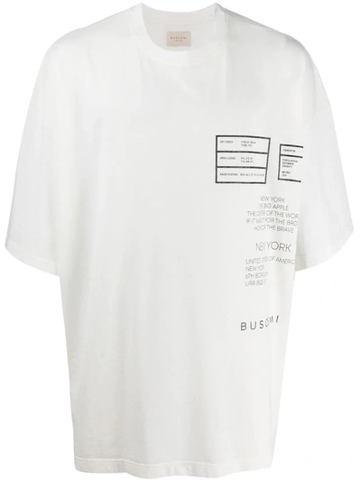 Buscemi Oversized Ny-print T-shirt In As Sample