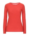 Majestic T-shirts In Red