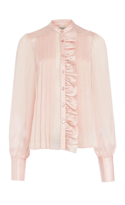 Temperley London Penny Shirt, Rosewater-uk8