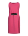 Moschino Short Dresses In Fuchsia