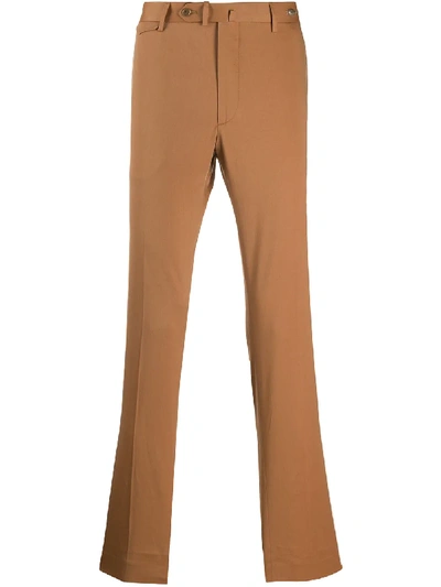 Tagliatore Slim Tailored Trousers In K1058 Brown